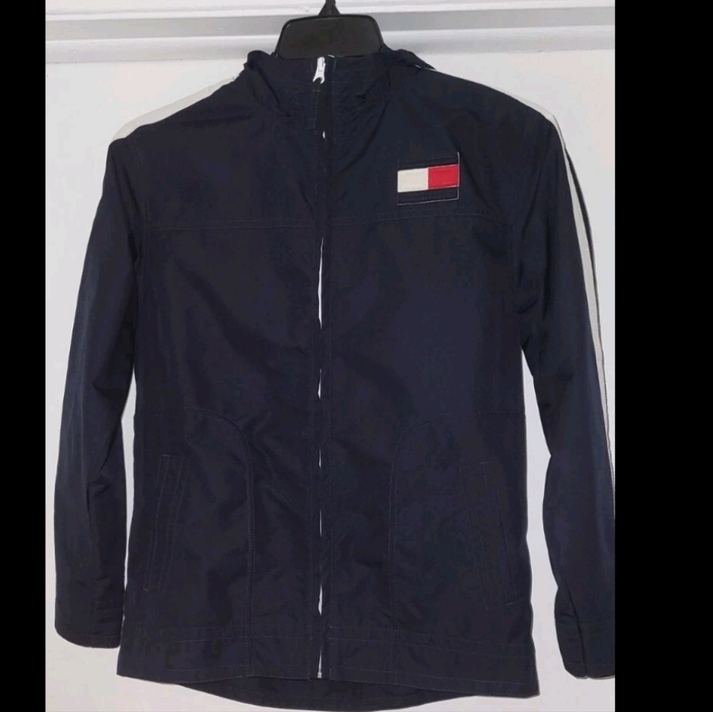 Boys Size Large 16/18 Tommy Hilfiger Windbreaker